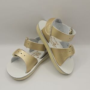 Salt Water Sandals By Hoy Gold Sandles